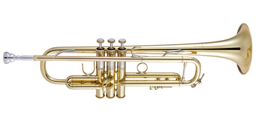 19072X .459\'\' Medium-Large Bore Trumpet, #72 Bell - Clear Lacquer