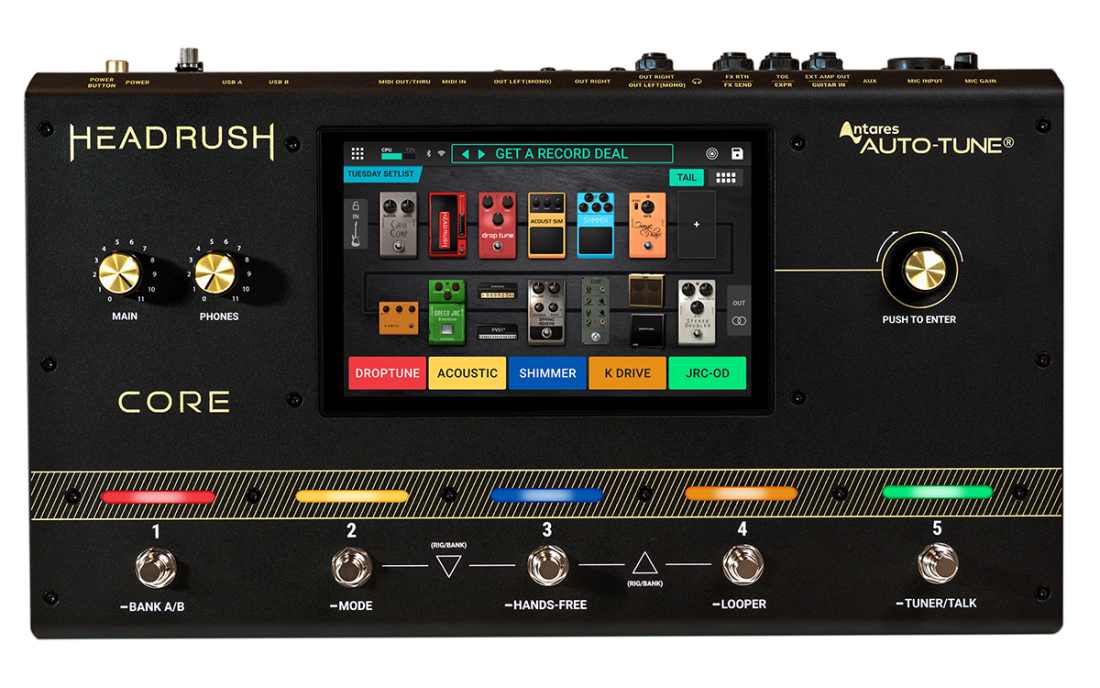 HeadRush Core Guitar FX/Amp Modeler/Vocal Processor | Long & McQuade