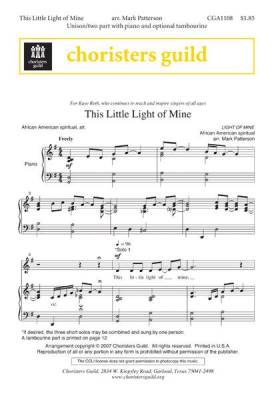 Choristers Guild - This Little Light of Mine