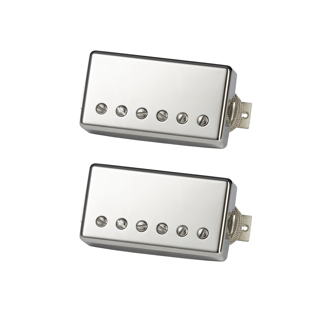 Greenybucker Double Black Pickup Set - Nickel Cover