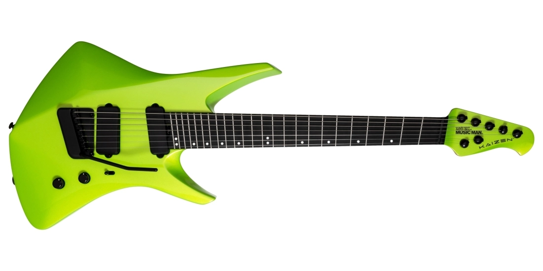 Kaizen Apollo 7-String Multi-Scale Electric Guitar with Case - Kryptonite