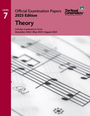 Frederick Harris Music Company - RCM Official Examination Papers 2023 Edition: Theory, Level 7 - Book