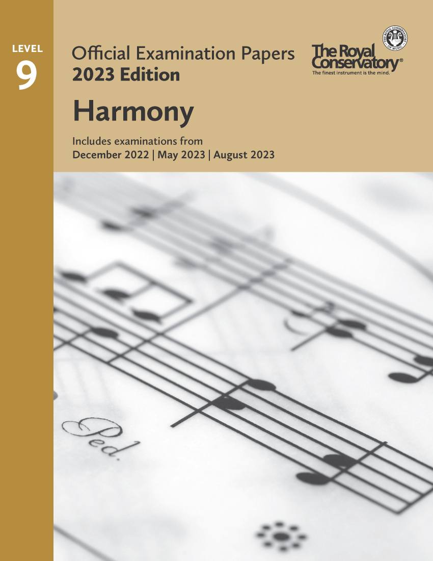 RCM Official Examination Papers 2023 Edition: Harmony, Level 9 - Book