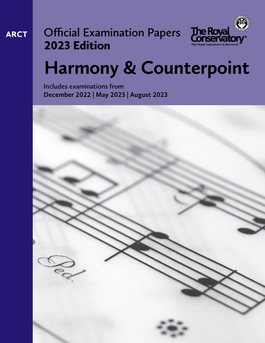 RCM Official Examination Papers 2023 Edition: Harmony & Counterpoint, ARCT - Book