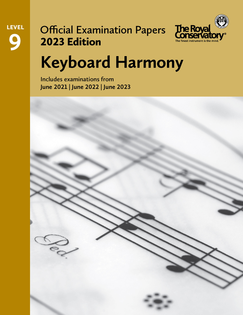 RCM Official Examination Papers 2023 Edition: Keyboard Harmony, Level 9 - Book