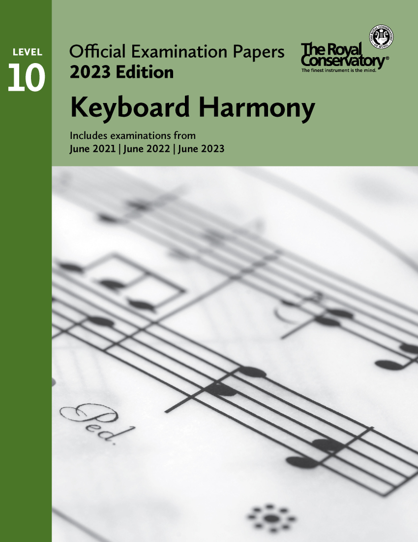RCM Official Examination Papers 2023 Edition: Keyboard Harmony, Level 10 - Book