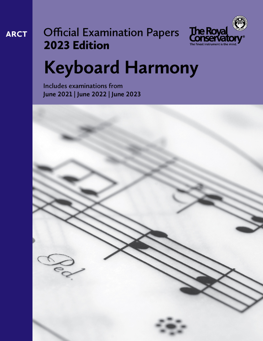 RCM Official Examination Papers 2023 Edition: Keyboard Harmony, ARCT - Book