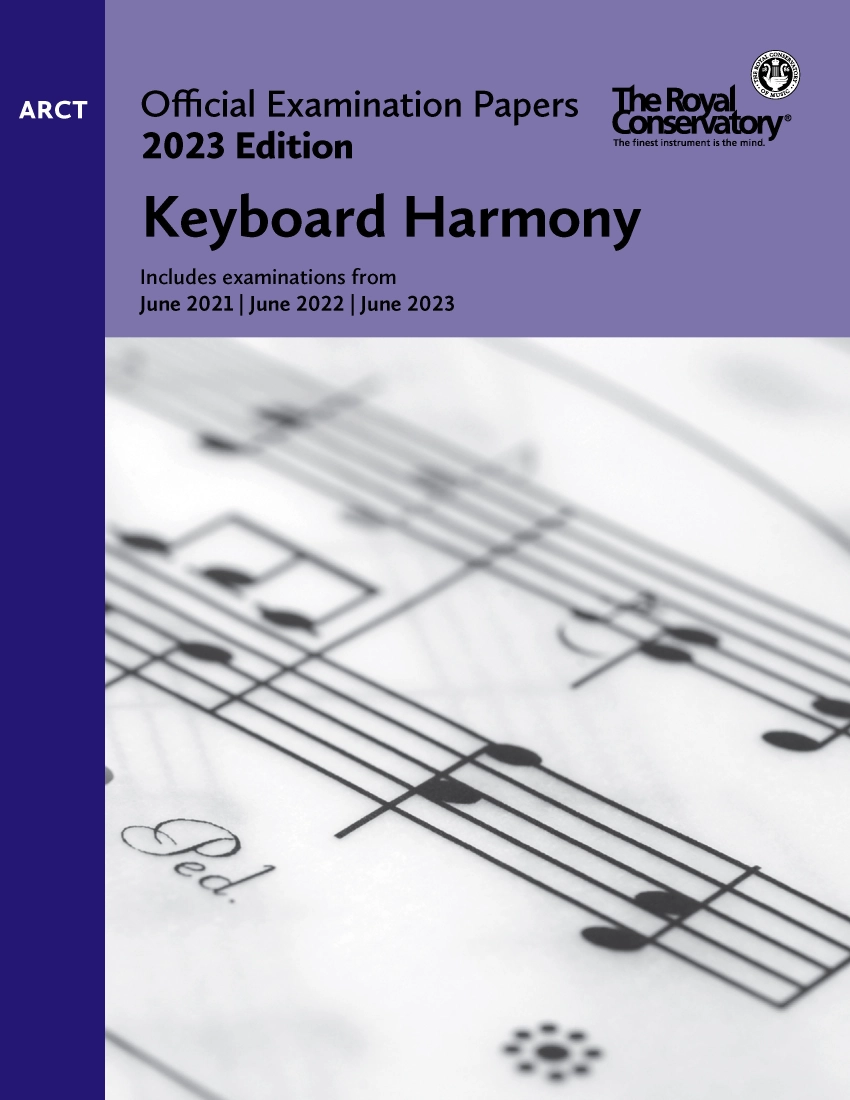 RCM Official Examination Papers 2023 Edition: Keyboard Harmony, ARCT - Book