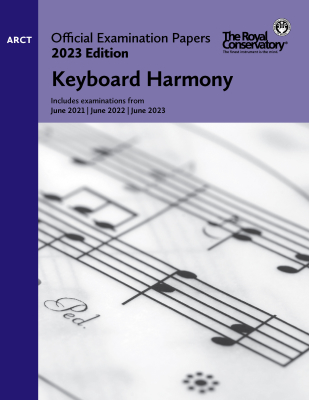 Frederick Harris Music Company - RCM Official Examination Papers 2023 Edition: Keyboard Harmony, ARCT - Book
