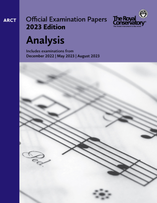 Frederick Harris Music Company - RCM Official Examination Papers 2023 Edition: Analysis, ARCT - Book