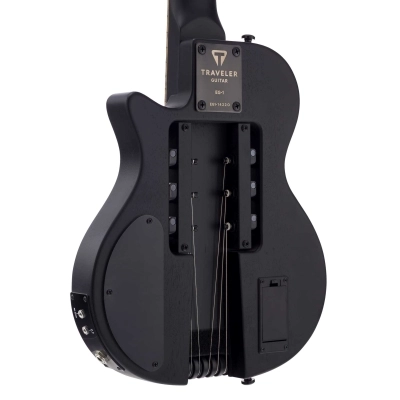 EG-1 Blackout Electric Guitar with Deluxe Gig Bag - Matte Black