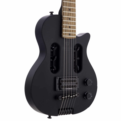 EG-1 Blackout Electric Guitar with Deluxe Gig Bag - Matte Black