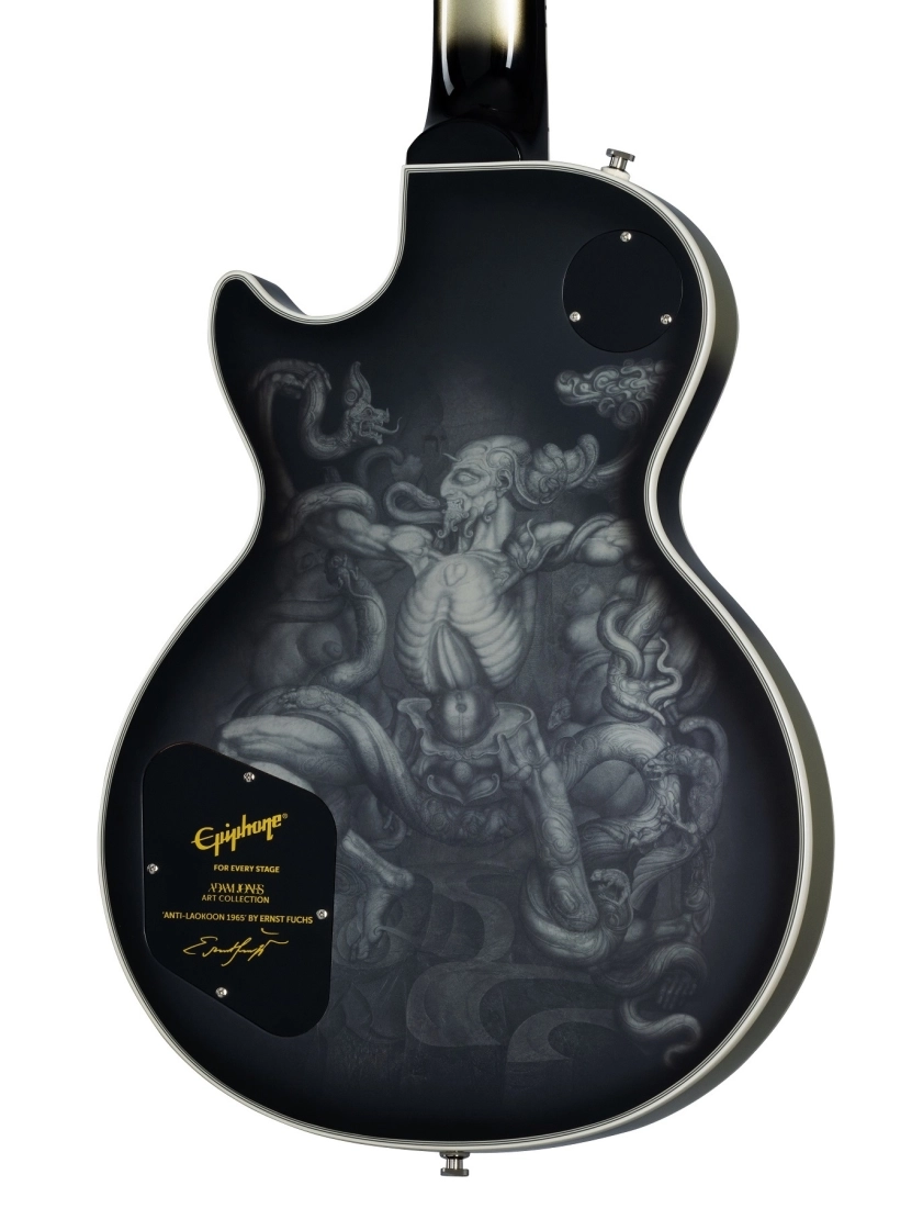 Adam Jones Les Paul Custom Art Collection: Ernst Fuchs \'\'ANTI-LAOKOON 1965\'\' - Antique Silverburst