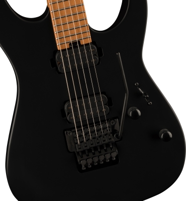 Limited Edition Pro-Mod DK24R HH FR, Caramelized Maple Fingerboard - Satin Black
