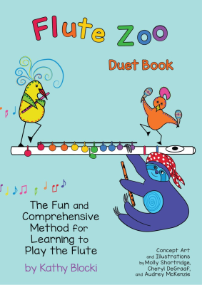 Blocki Flute Method - Flute Zoo Duet Book - Blocki - Flute Duets - Book