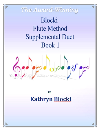 Blocki Flute Method Supplemental Duet Book 1 - Blocki - Flute Duets - Book