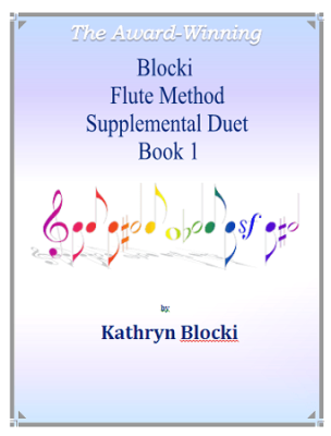 Blocki Flute Method - Blocki Flute Method Supplemental Duet Book 1 - Blocki - Flute Duets - Book