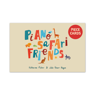 Piano Safari Friends Piece Cards - Fisher/Hague - Piano - Flash Cards