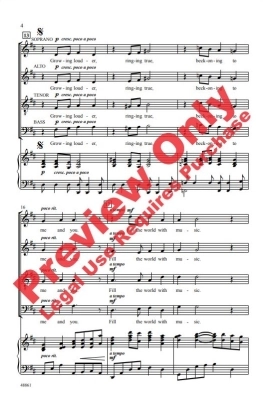 Fill the World with Music - Waggoner - SATB