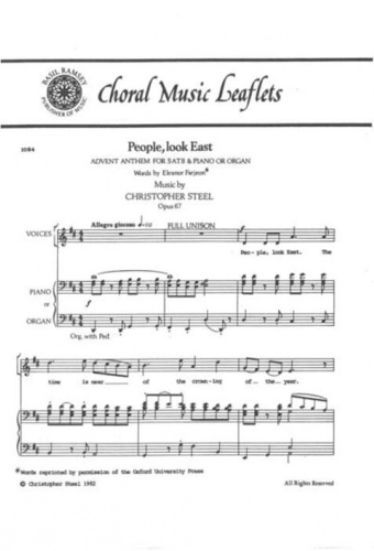 People Look East, op. 67 - Steel - SATB