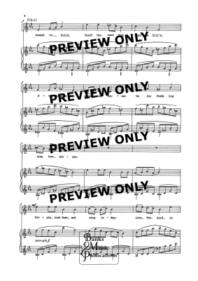 People Look East, op. 67 - Steel - SATB