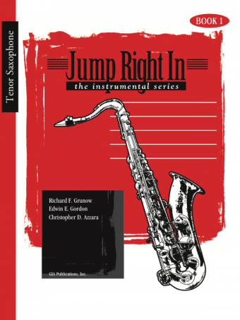 Jump Right In: Student Book 1 (Revised Edition) - Tenor Saxophone - Book/Audio Online