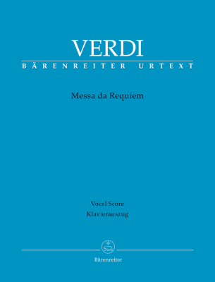 Baerenreiter Verlag - Messa da Requiem - Verdi/Uvietta - Vocal Score - Book