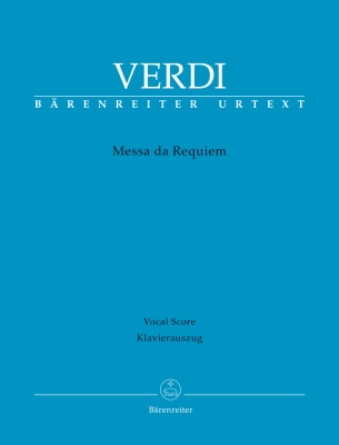 Baerenreiter Verlag - Messa da Requiem - Verdi/Uvietta - Vocal Score - Book