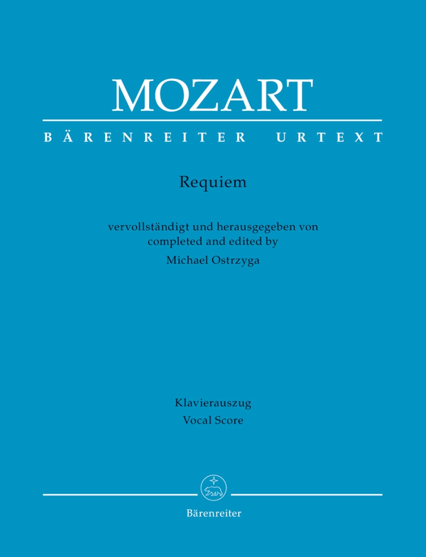 Requiem - Mozart/Ostrzyga - Vocal Score - Book