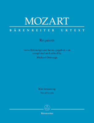 Baerenreiter Verlag - Requiem - Mozart/Ostrzyga - Vocal Score - Book