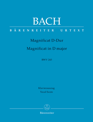 Baerenreiter Verlag - Magnificat in D major BWV 243 - Bach/Durr - Vocal Score - Book