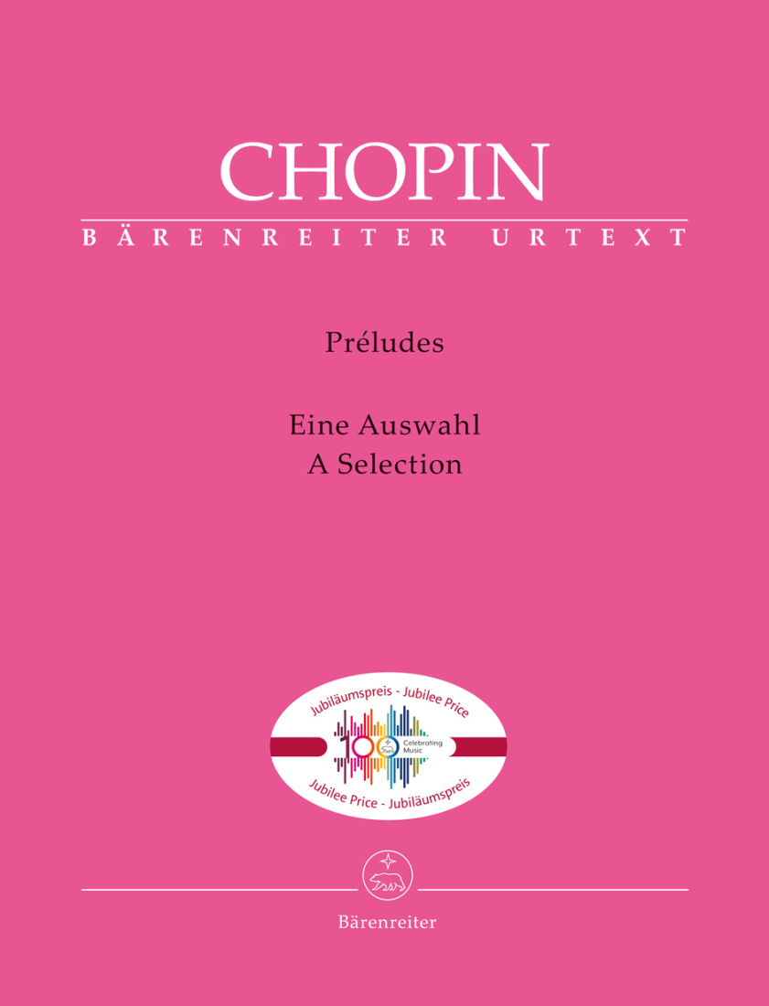 Preludes: A Selection - Chopin - Piano - Book