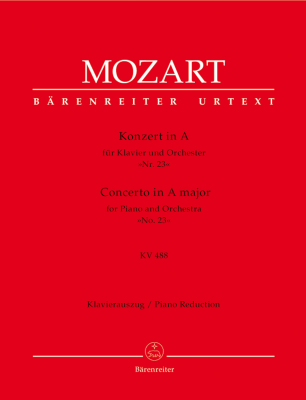 Baerenreiter Verlag - Concerto for Piano and Orchestra no. 23 in A major K. 488 - Mozart/Beck - Piano/Piano Reduction (2 Pianos, 4 Hands)
