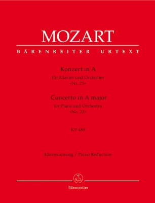 Baerenreiter Verlag - Concerto for Piano and Orchestra no. 23 in A major K. 488 - Mozart/Beck - Piano/Piano Reduction (2 Pianos, 4 Hands)