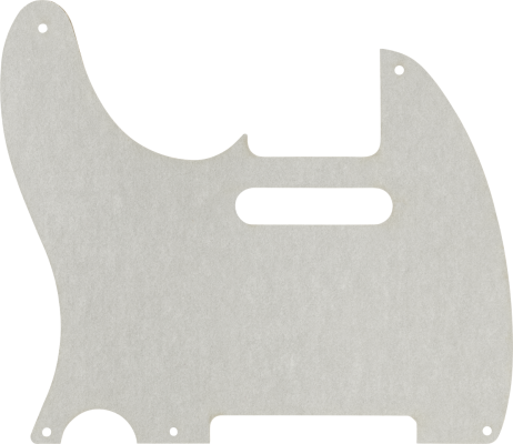 Waylon Jennings Leather Telecaster Pickguard - White