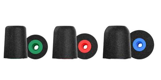 P-Series Comply Black Foam Sleeves for Shure Earphones - 6 Pack (Assorted)