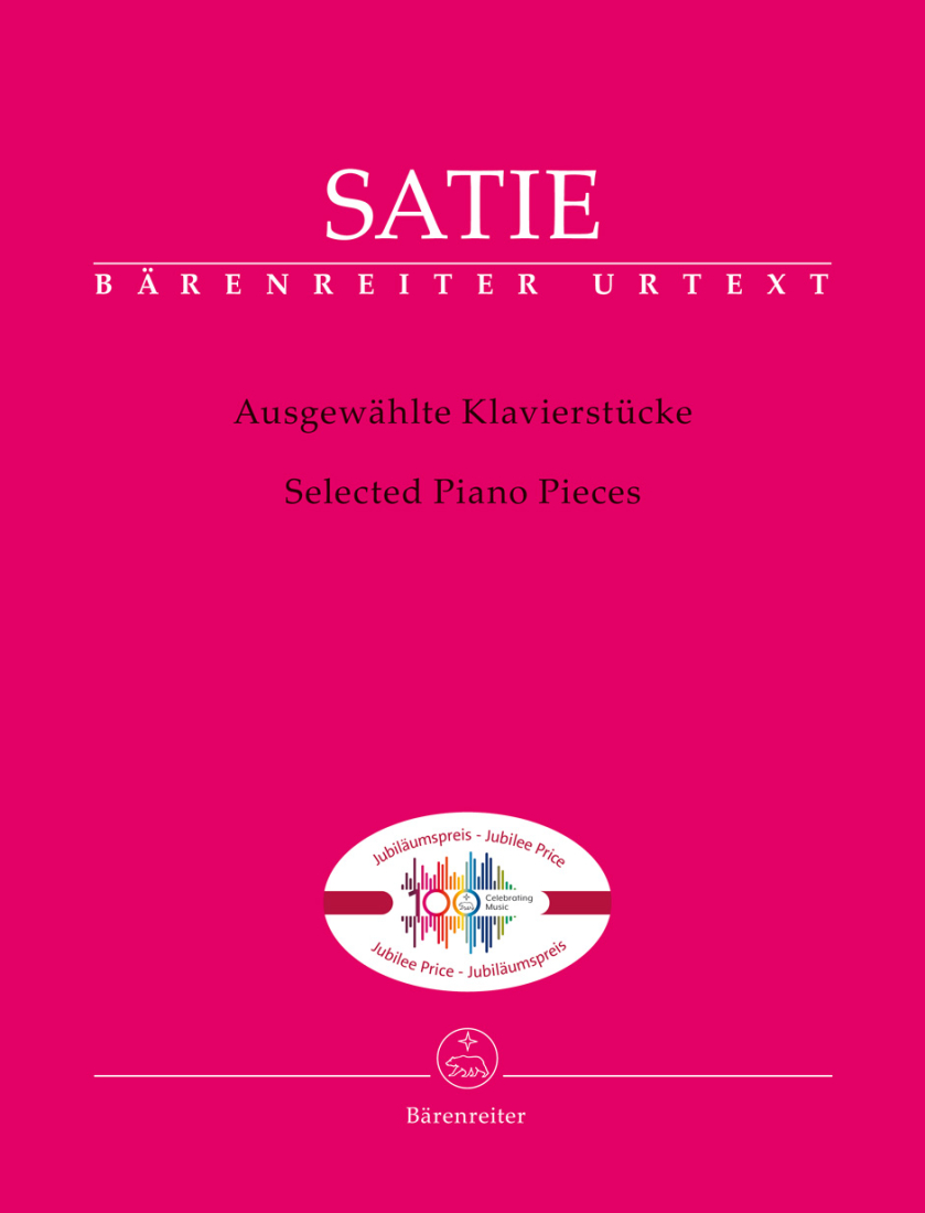 Selected Piano Pieces (Jubilee Edition) - Satie - Piano - Book