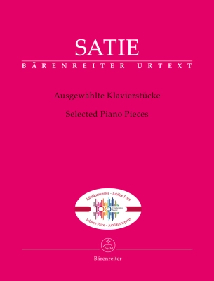 Baerenreiter Verlag - Selected Piano Pieces (Jubilee Edition) - Satie - Piano - Book