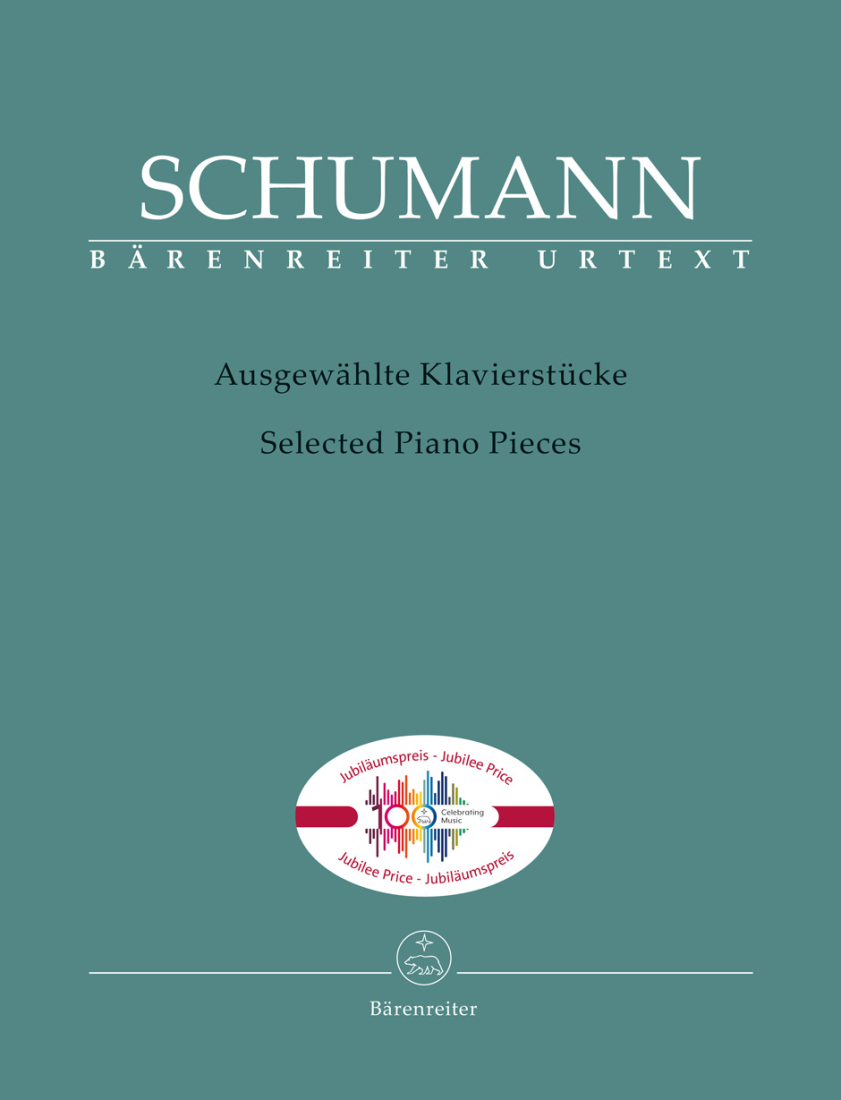 Selected Piano Pieces (Jubilee Edition) - Schumann - Piano - Book
