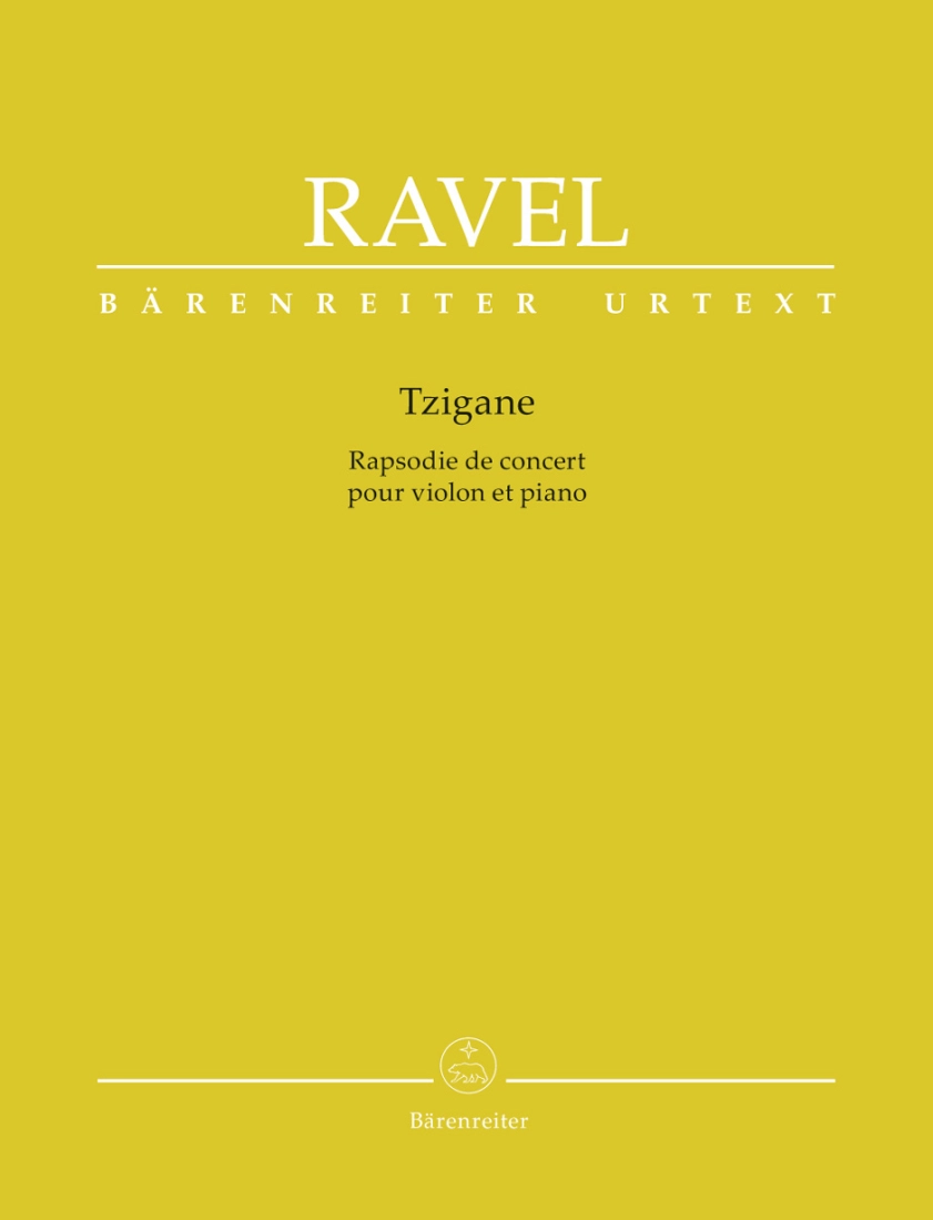 Tzigane: Rhapsodie de concert - Ravel/Woodfull-Harris - Violin/Piano - Book