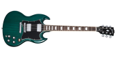 Gibson - SG Standard (fini Translucent Teal, \u00e9tui souple inclus)