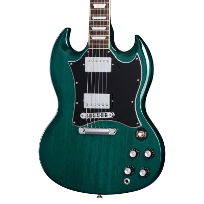 SG Standard Electric Guitar with Softshell Case - Translucent Teal