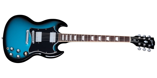 SG Standard Electric Guitar with Softshell Case - Pelham Blue Burst