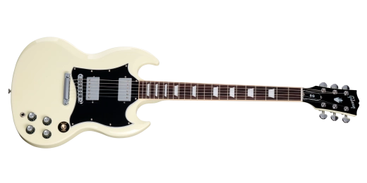 Gibson - SG Standard Electric Guitar with Softshell Case - Classic White