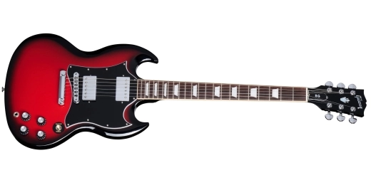 SG Standard Electric Guitar with Softshell Case - Cardinal Red Burst