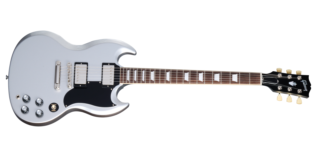 SG Standard \'61 Stopbar w/Hardshell Case - Silver Mist