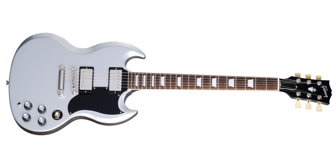 SG Standard \'61 Stopbar w/Hardshell Case - Silver Mist