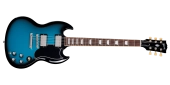 Gibson - SG Standard 61 Stopbar w\/Hardshell Case - Pelham Blue Burst