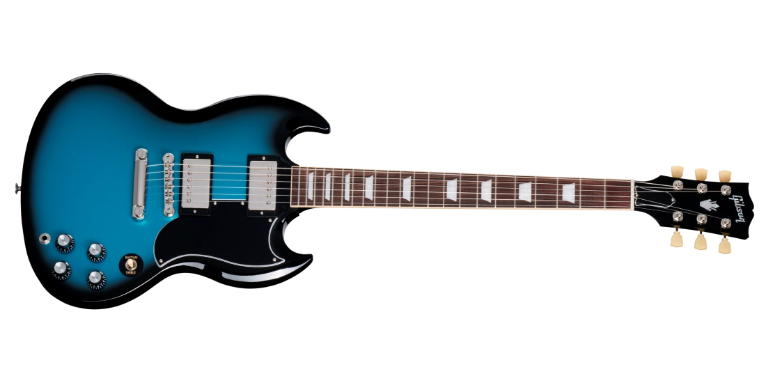 SG Standard \'61 Stopbar w/Hardshell Case - Pelham Blue Burst