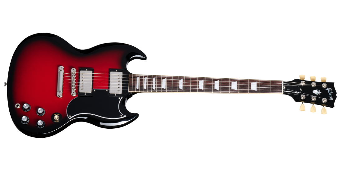 Gibson - SG Standard '61 Stopbar w/Hardshell Case - Cardinal Red Burst